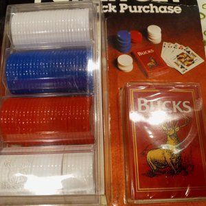 VINTAGE Card set & Poker Chips